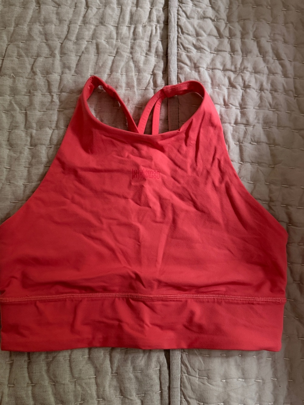 lululemon Women’s Coral High-Neck Sports Bra